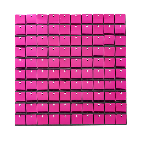 hot pink shimmer wall